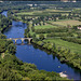 La rivière Dordogne vue de Domme