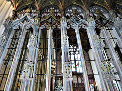 totnes church, devon,c15 stone screen 1459-60  (2)