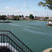 Sicht auf das Dreilanändereck Frankreich, Deutschland, Schweiz im Basler Rheinhafen