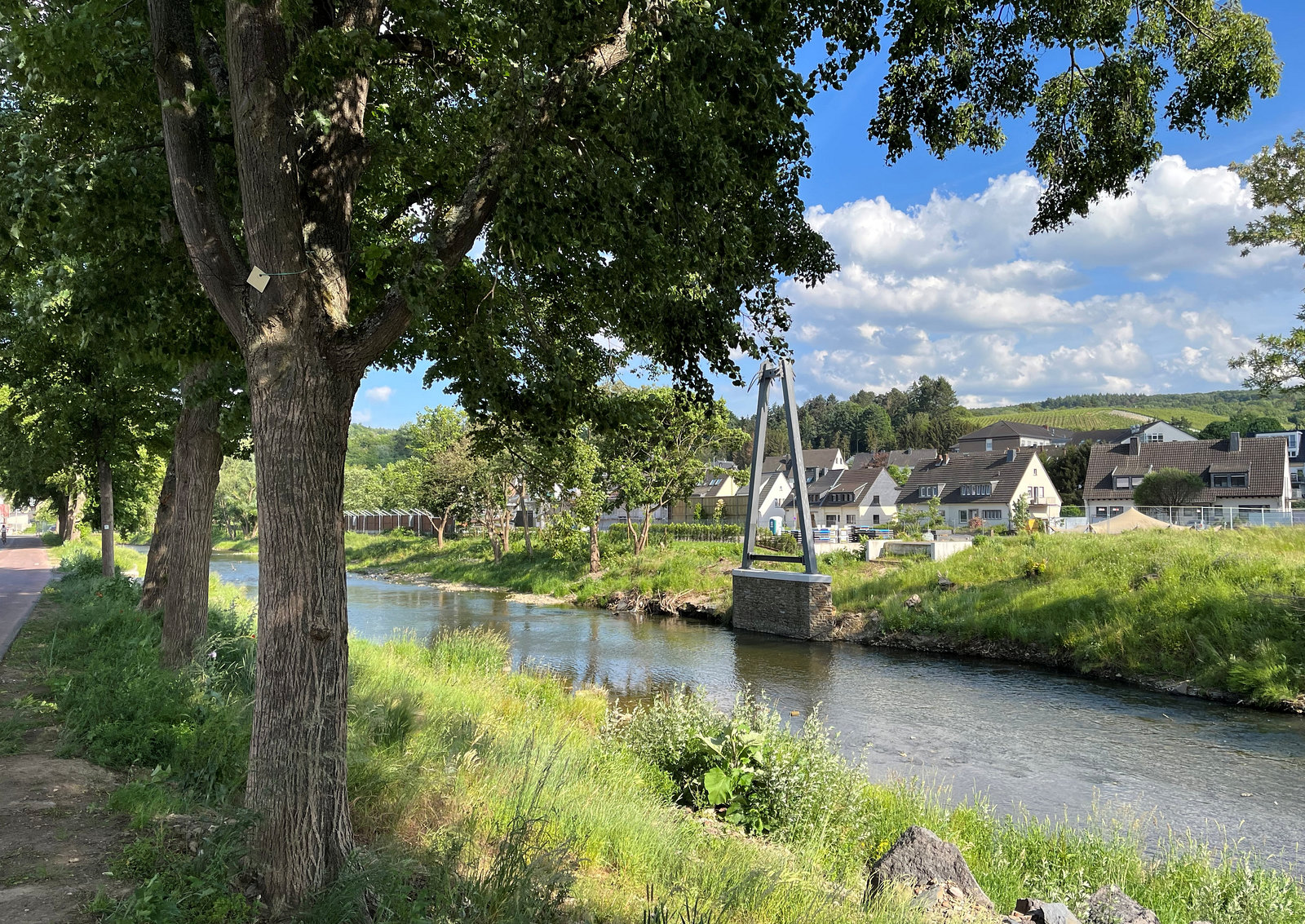 Auch hier stand mal eine Brücke