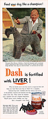 Dash Dog Food Ad, c1950