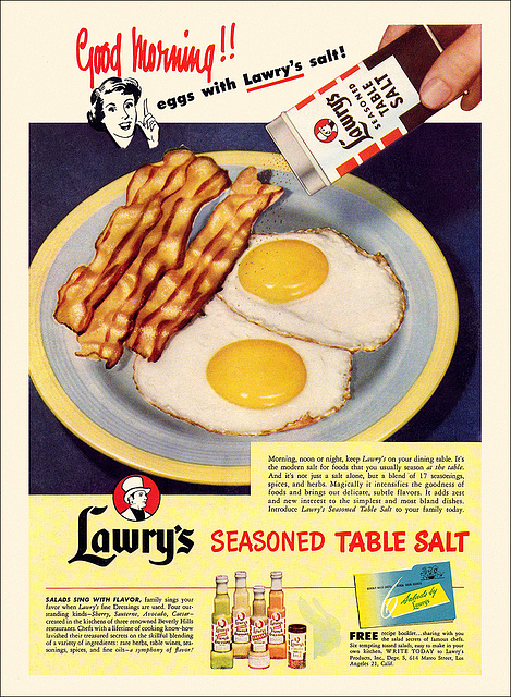 Lawry's Salt Ad, 1950