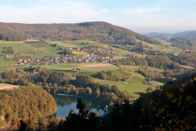 Eglisau - Ausblick vom Aussichtspunkt Flüe