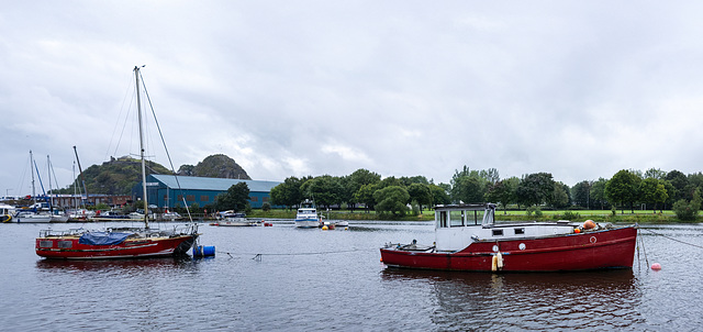 Panoramic View of the River Leven