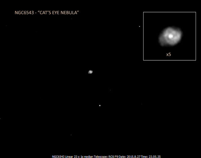 NGC6543/C6 - The Cat's Eye Nebula