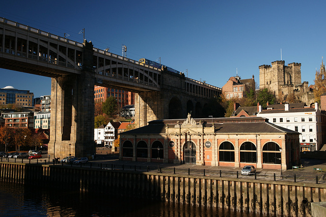 Looking Towards Newcastle Castle