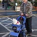 Cat in a buggy