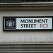 Monument Street sign
