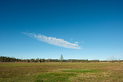 Landschaft mit Wolke drüber