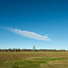 Landschaft mit Wolke drüber