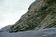 Zig-Zag folds at Millook Haven