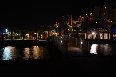 Israel, Eilat, Promenade at Night