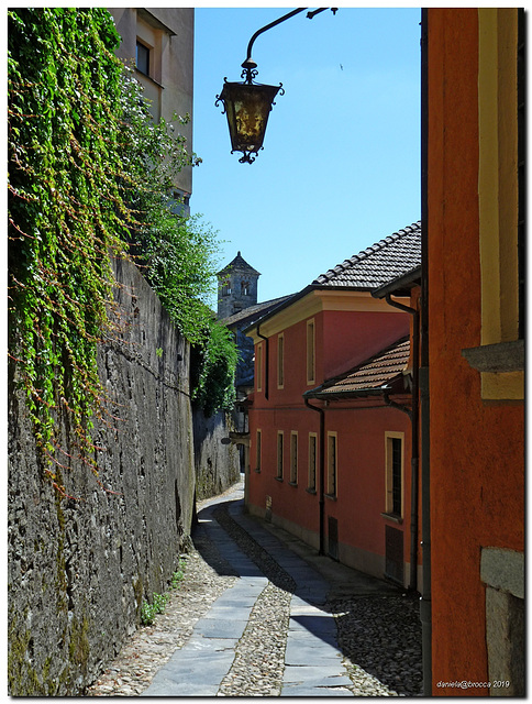 Street lamp on the way of silence