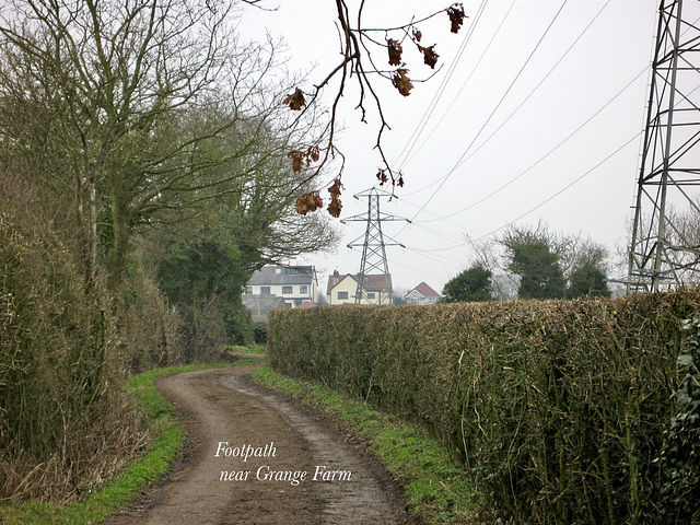 Footpath near Grange Farm