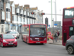 First Eastern Counties 44533 (SN62 DBV) in Lowestoft - 29 Mar 2022 (P1110247)
