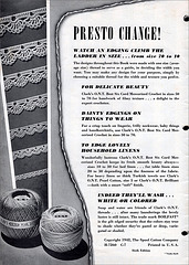 Clark's O.N.T. Cotton Ad (2), 1942