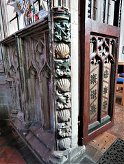 totnes church, devon,c15 stone screen 1459-60 (3)