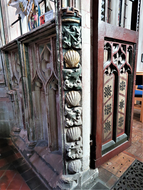 totnes church, devon,c15 stone screen 1459-60 (3)