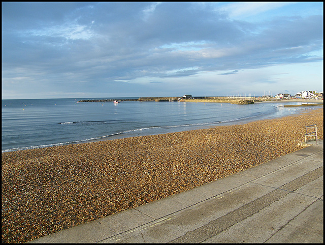 shingle beach at Lyme Regis