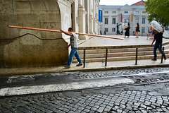 Lisbon 2018 – Carrying a pipe