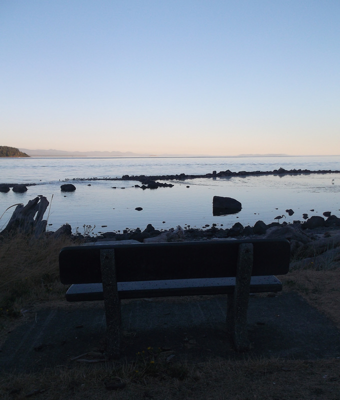 Banc exhortant à la contemplation