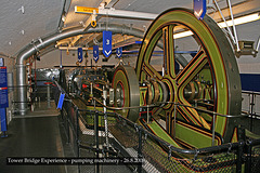 Tower Bridge Experience - pump & flywheels  26 8 2008