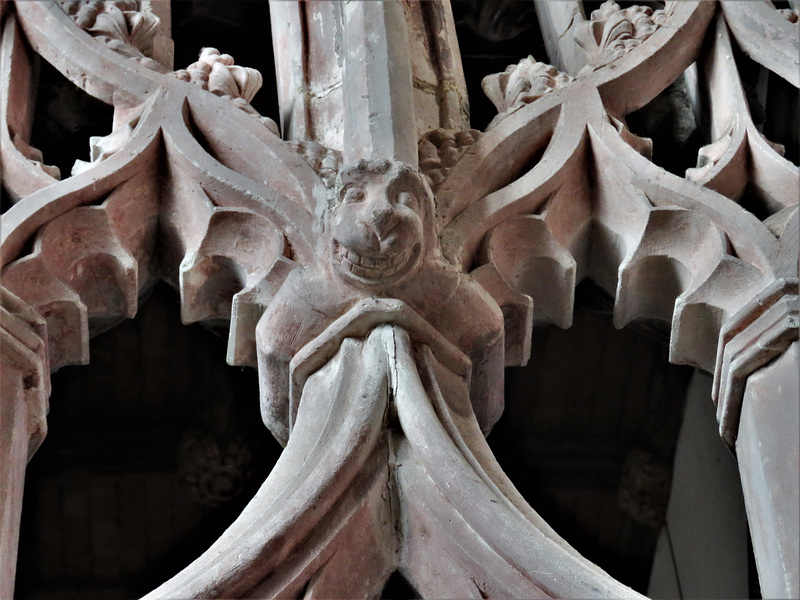 totnes church, devon,c15 stone screen 1459-60  (4)