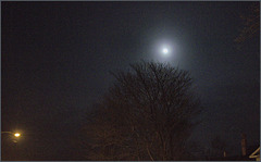 Moon over the mail-boxes