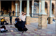 Flamenco en la Plaza de España