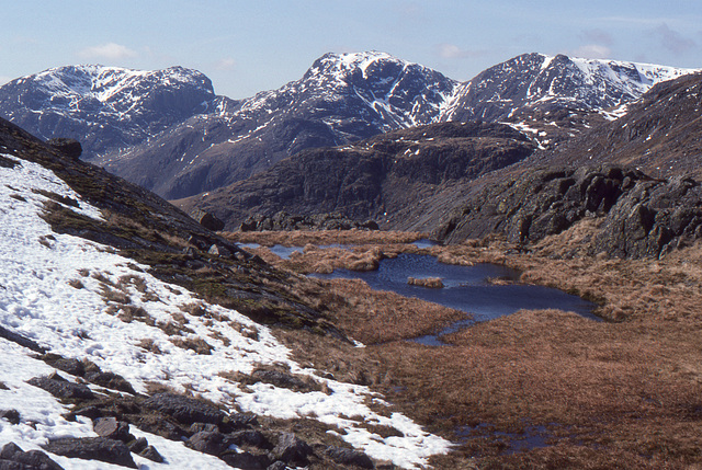 The Scafells from Three Tarns