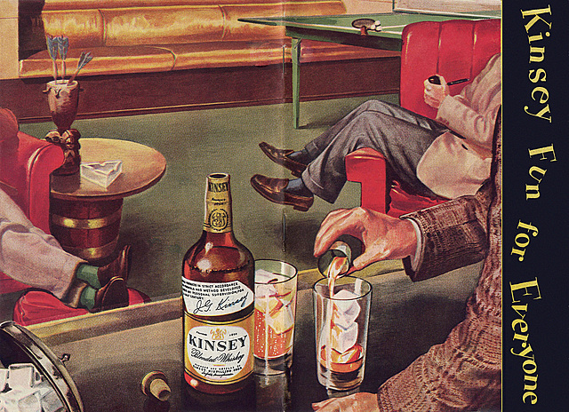 Kinsey Whiskey Promo, c1945