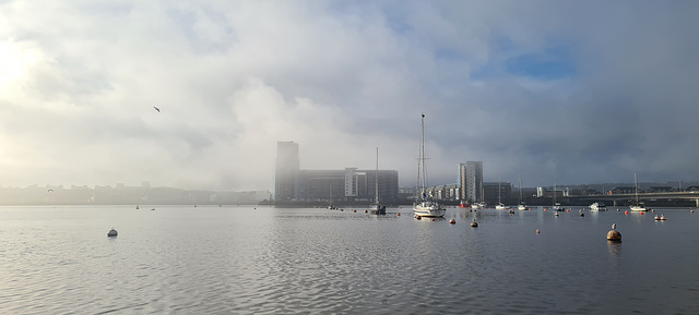 Cardiff Bay Fog