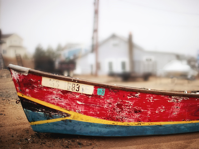 Boat At Plum Island Beach