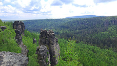 Blick von der Grenzplatte