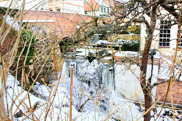 Sternberg, die Erbkornmühle im Winter