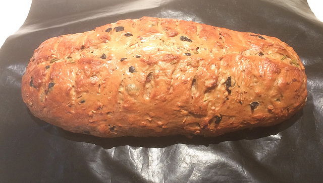 Kalamata olives, pecans fresh rosemary and garlic multi-seeded loaf