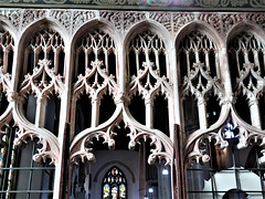 totnes church, devon,c15 stone screen 1459-60