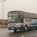 Wilfreda Luxury Coaches WLF 5 (G700 LKW) at Ferrybridge Service Area – 2 Oct 1992 (181-17)