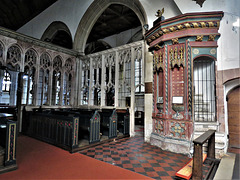 totnes church, devon,c15 stone rood screen stair turret 1459-60  (1)