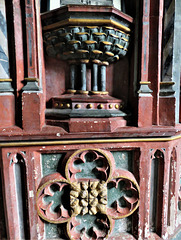 totnes church, devon,c15 stone rood screen stair turret 1459-60  (2)