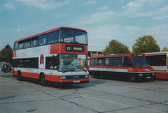 Wilts and Dorset 3120 (L120 ALJ) and 2539 (M539 LEL) at Showbus, Duxford – 21 Sep 1997 (371-02)