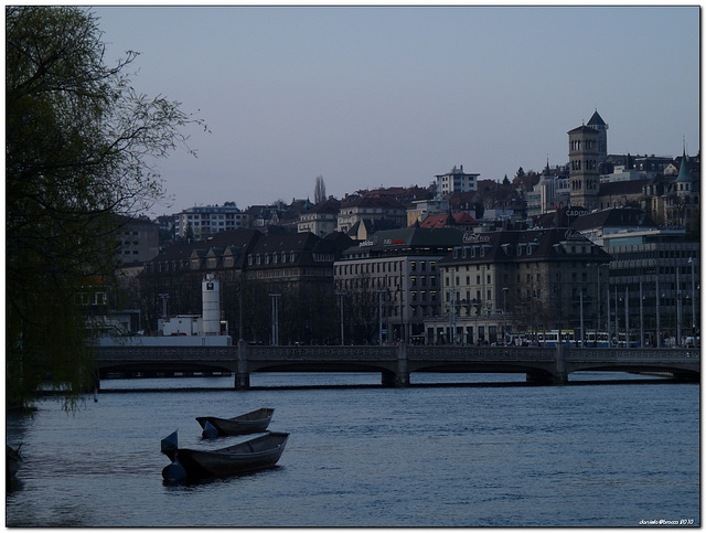 Zürich-April evening