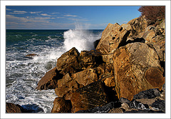 Olas en Getaria