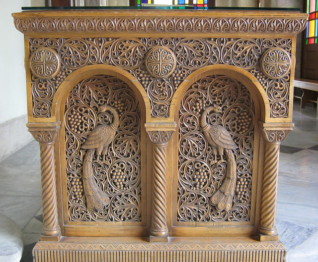 Carved Wooden Screen