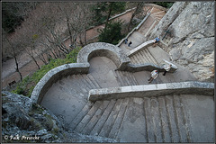 Treppenanlage zur Grotte hl Maria Magdalena