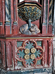 totnes church, devon,c15 stone rood screen stair turret 1459-60  (3)