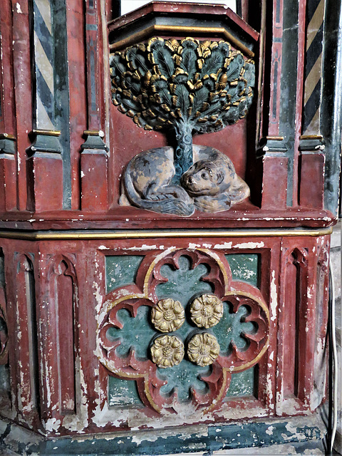 totnes church, devon,c15 stone rood screen stair turret 1459-60  (3)