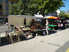 Markt in Yverdon les Bains