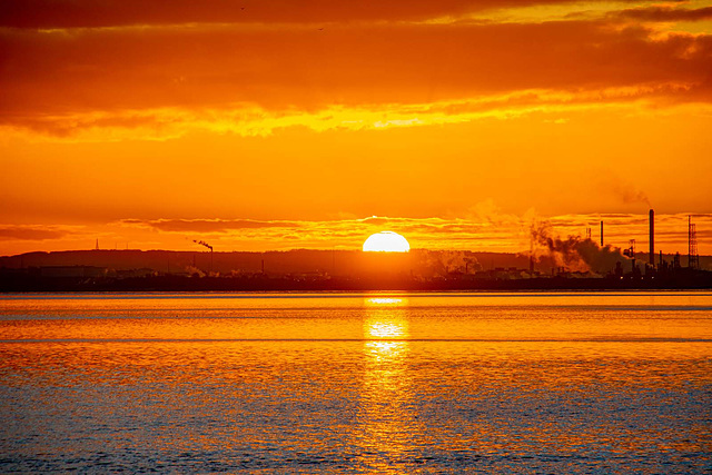 Sunrise on the Mersey