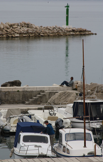 U portu odmor - Ripozo en la porto